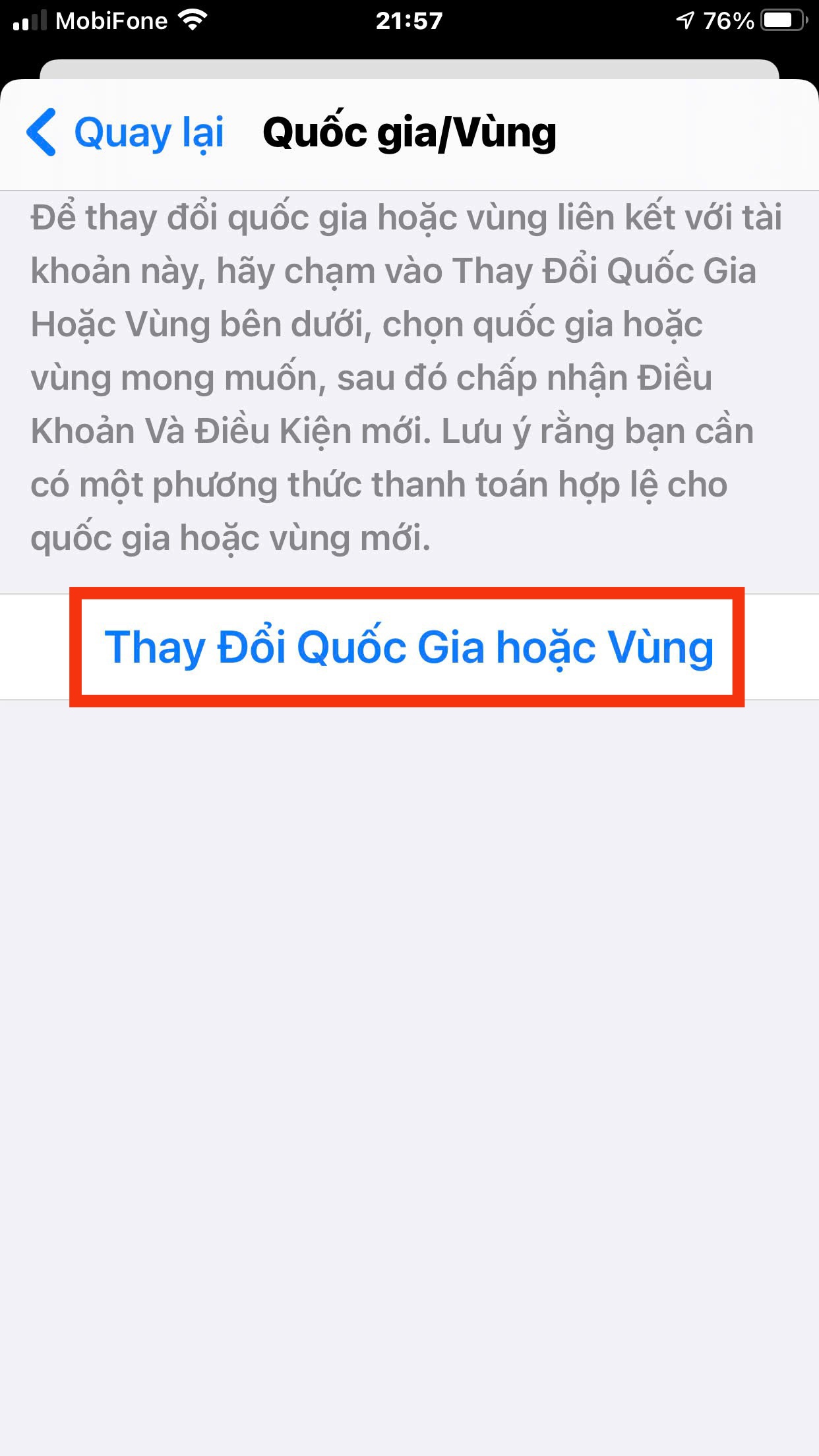 Thay đổi